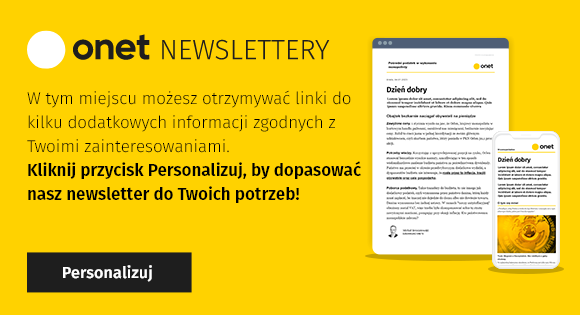 Onet Newsletter - Personalizuj swój newsletter